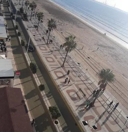 Primera Linea De Playa En Valdelagrana El Puerto de Santa Maria Exterior photo
